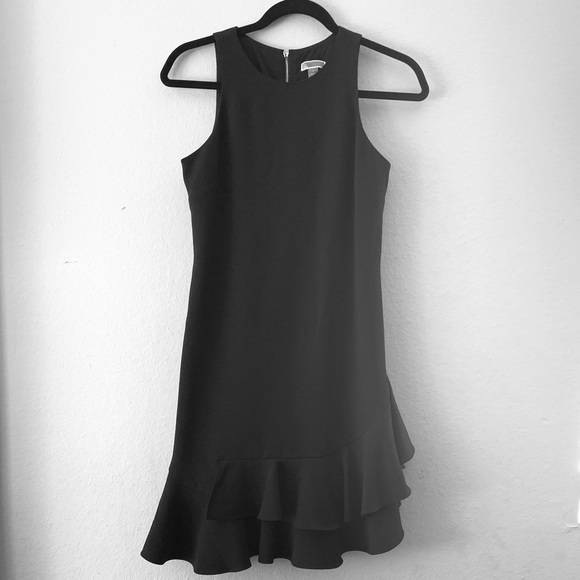 Chelsea28 Ruffled Little Black Dress - Picture 4 of 10